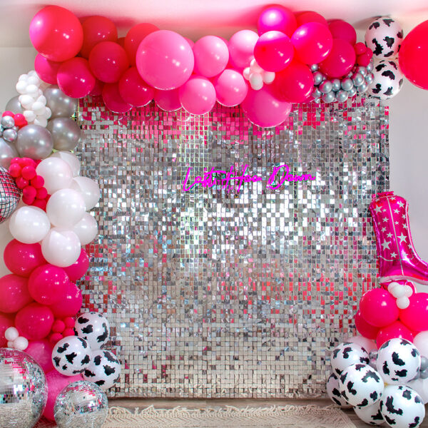 Brides and Baches Disco Cowgirl bachelorette party theme.