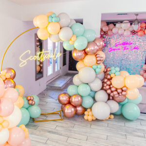 Customize your bachelorette party with our different backdrops and themes.