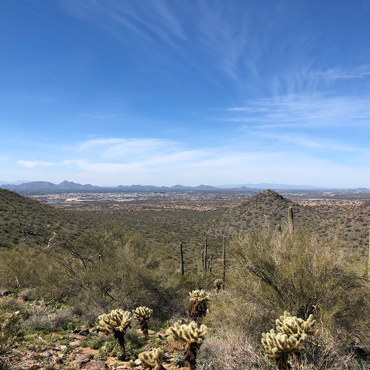 View from the Gateway Loop Trail.